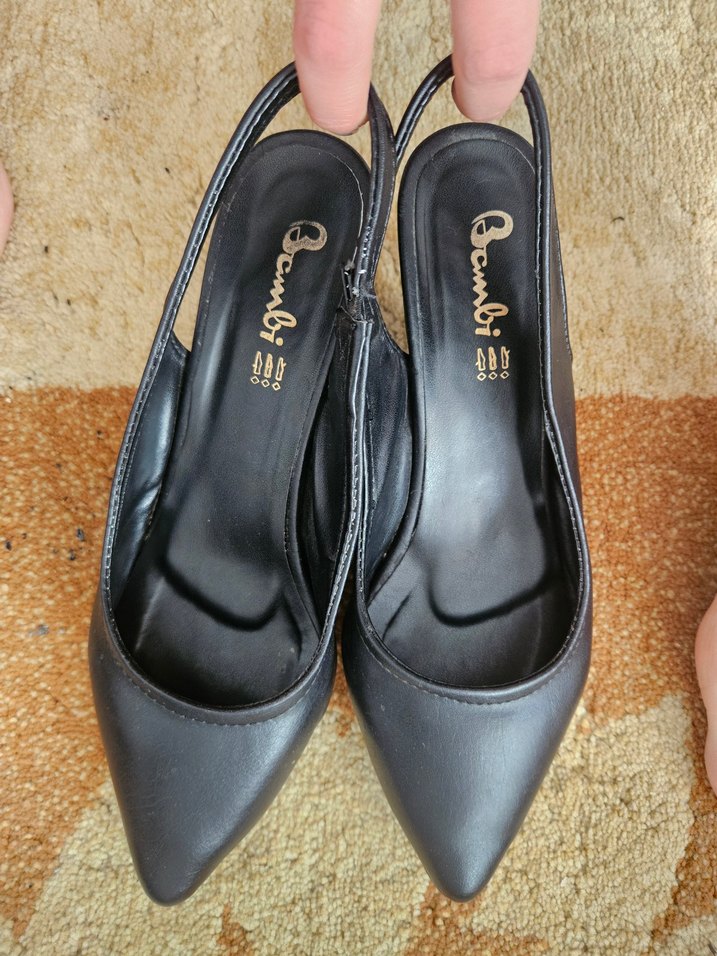 küçük  topuklu bambi is ayakkabisi - Görsel 4