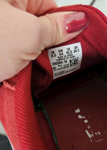 erkek Kırmızı Puma Spor Ayakkabı smash 3.0 bucks modeli - Görsel 8