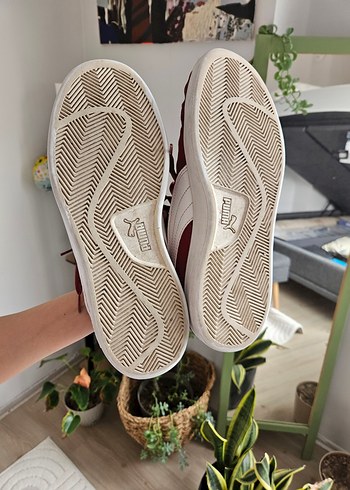 erkek Kırmızı Puma Spor Ayakkabı smash 3.0 bucks modeli - Görsel 4