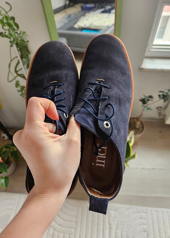 Erkek Lacivert Süet Günlük Ayakkabı - Görsel 5