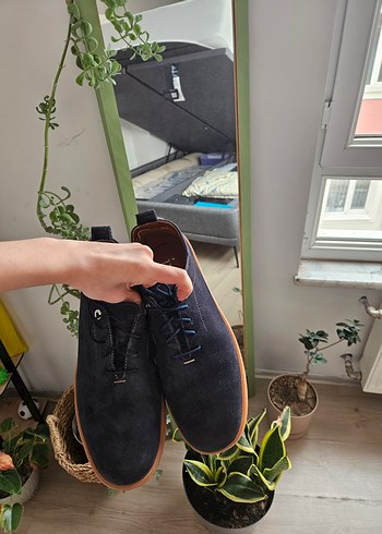 Erkek Lacivert Süet Günlük Ayakkabı - Görsel 2