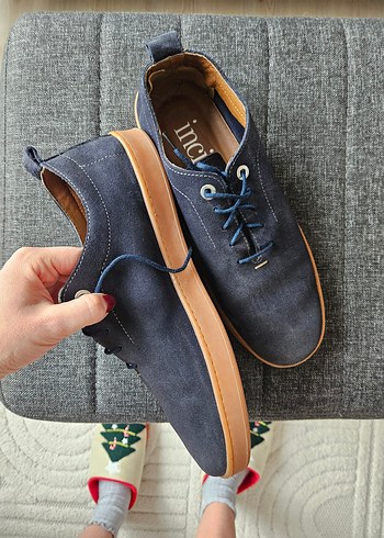 Erkek Lacivert Süet Günlük Ayakkabı - Görsel 6