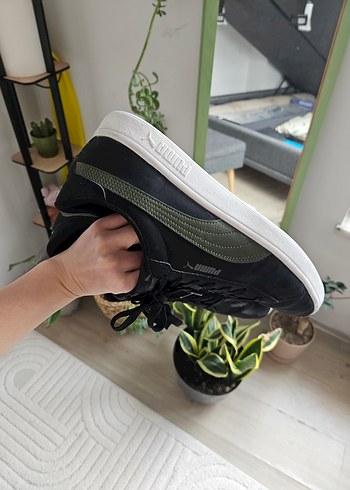 Puma Siyah-Yeşil Günlük Spor Ayakkabı - Görsel 3