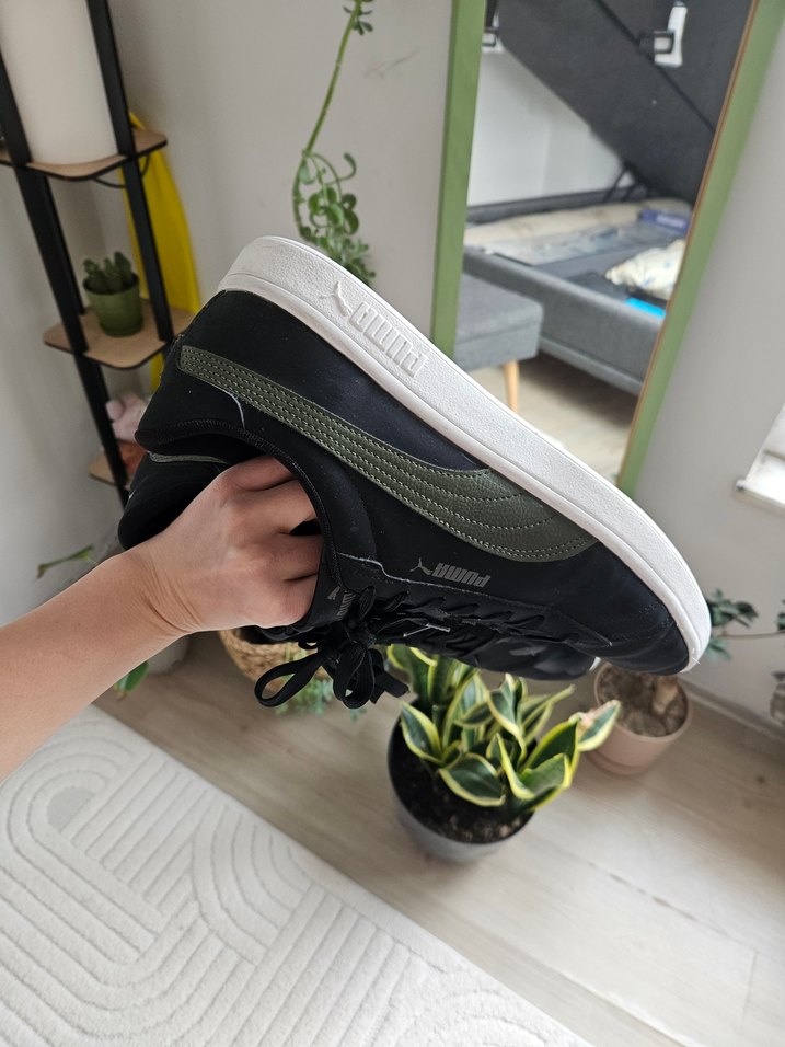 Puma Siyah-Yeşil Günlük Spor Ayakkabı - Görsel 3