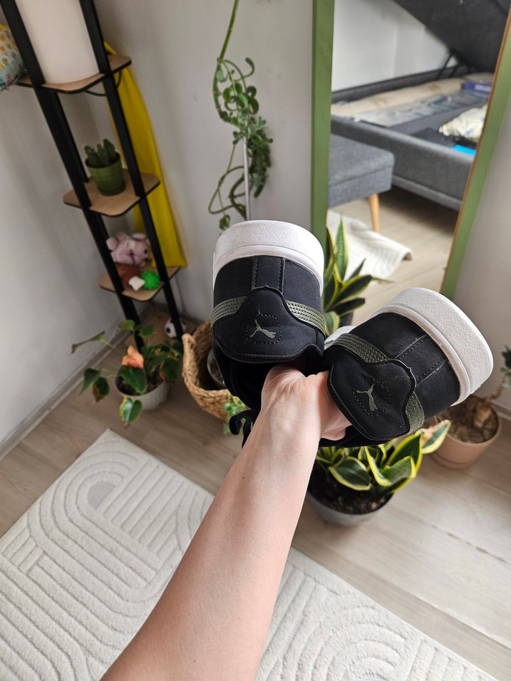 Puma Siyah-Yeşil Günlük Spor Ayakkabı - Görsel 5