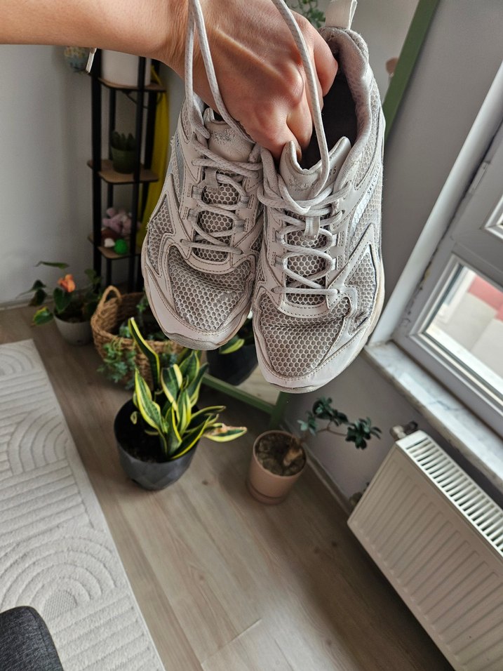 Sketchers,Beyaz Bağcıklı Kadın Spor Ayakkabı - Görsel 3