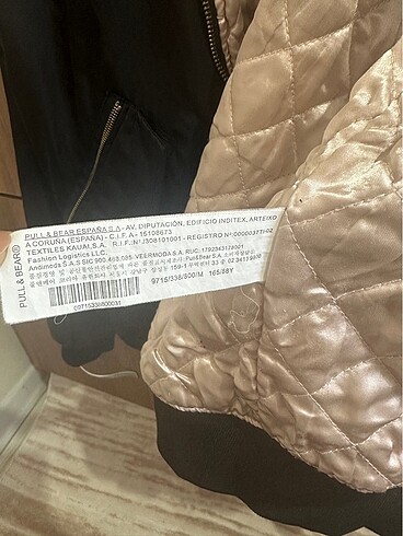 m Beden Pull and bear bomber ceket
