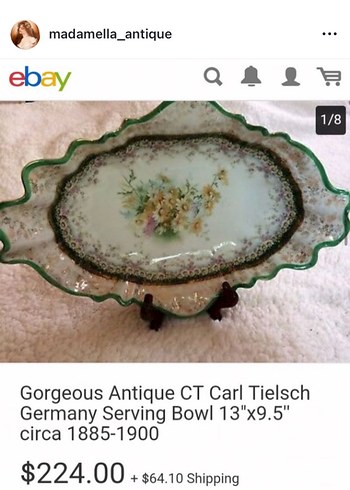 American Vintage Antika dekor tabağı