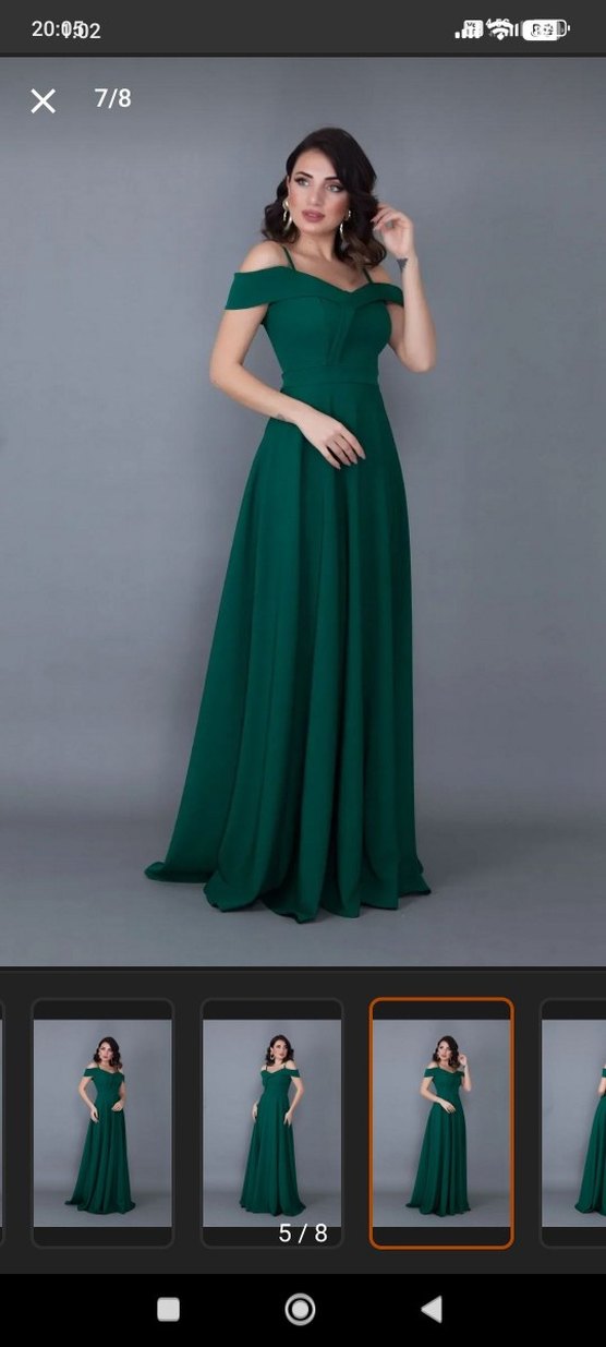 zümrüt yeşili abiye - Görsel 4