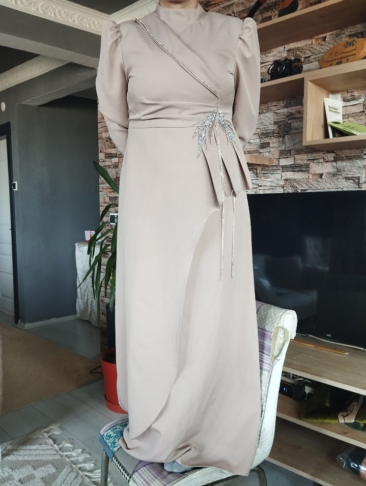 Bej abiye - Görsel 5