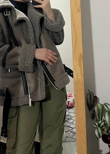 peluş mont - Görsel 4