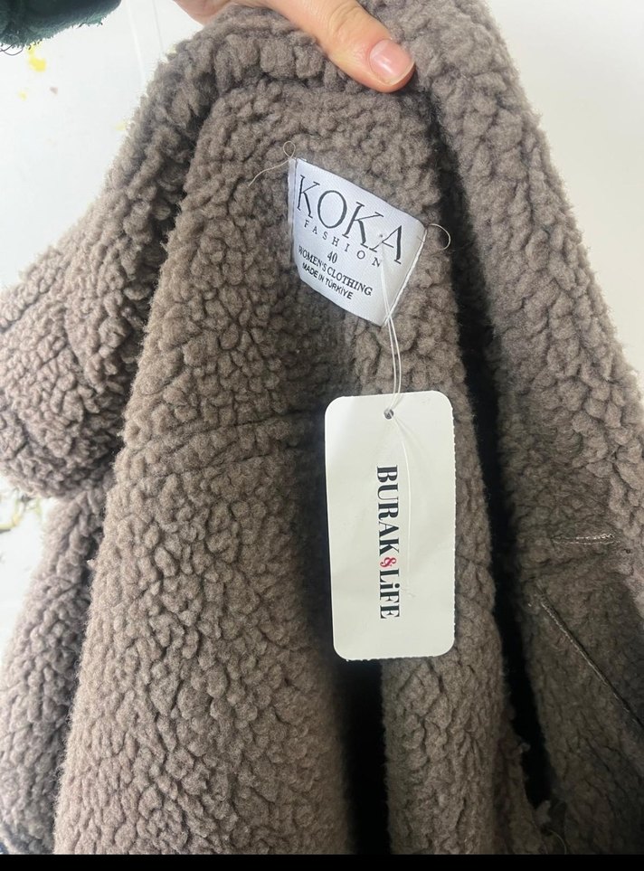 peluş mont - Görsel 3