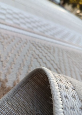 İskandinav Nakışlı   krem Bej Halı - Görsel 2