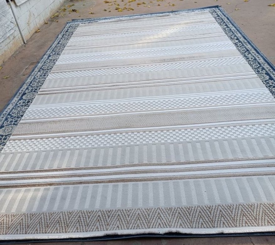 İskandinav Nakışlı   krem Bej Halı - Görsel 3