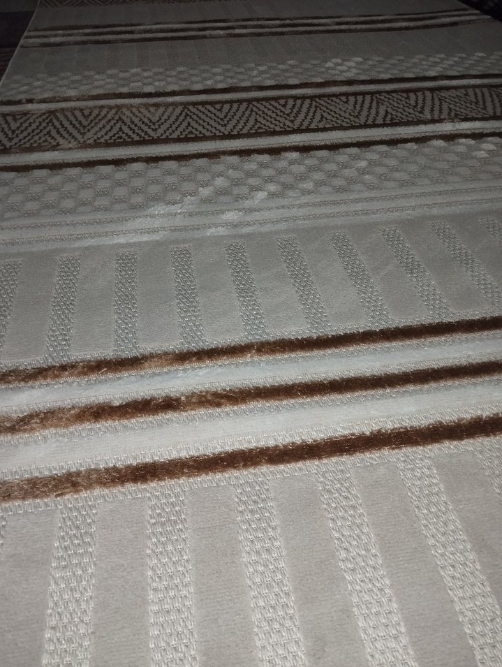 İskandinav Nakışlı   krem Bej Halı - Görsel 4