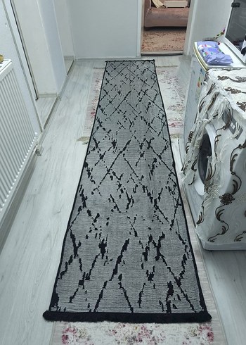 Grili siyahlı şönil halı - Görsel 10
