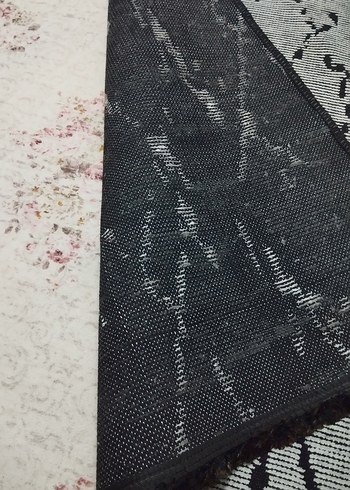 Grili siyahlı şönil halı - Görsel 6