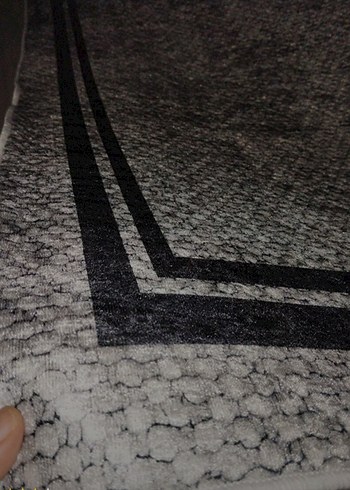 lacivert ve kremsi Modern Desenli Halı 1 adet - Görsel 2