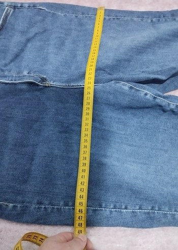 yüksek bel likralı dar paça kot pantolon - Görsel 4