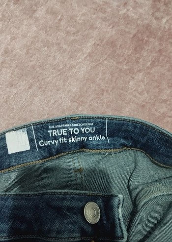 yüksek bel likralı dar paça kot pantolon - Görsel 5