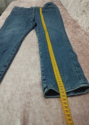 yüksek bel likralı dar paça kot pantolon - Görsel 2