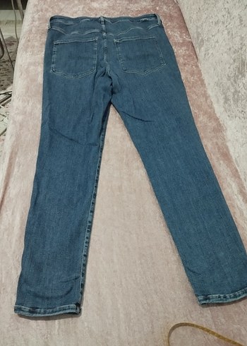 yüksek bel likralı dar paça kot pantolon - Görsel 6