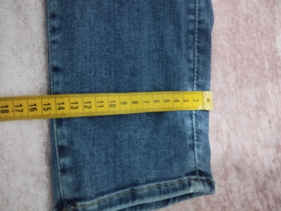 yüksek bel likralı dar paça kot pantolon - Görsel 3