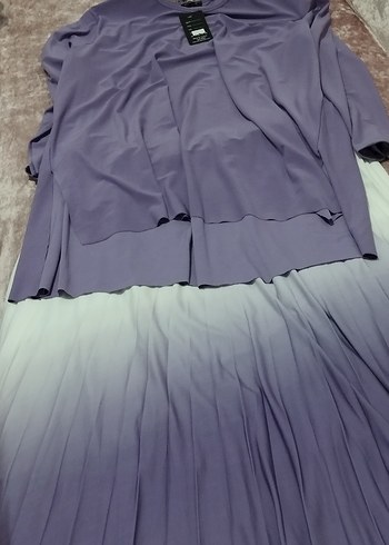 etekli ikili takım  sandy kumaş  2 beden - Görsel 7