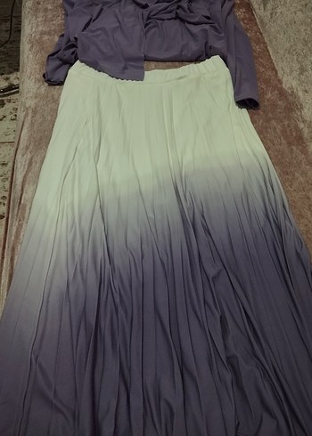 etekli ikili takım  sandy kumaş  2 beden - Görsel 6