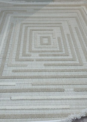 Bej Bohem Tarzı Dokuma Halı - Görsel 10