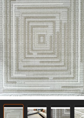 Bej Bohem Tarzı Dokuma Halı - Görsel 4