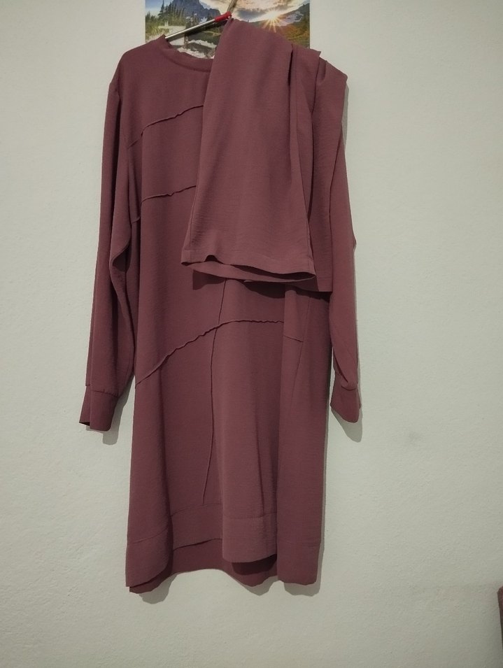 gül kurusu ikili takım - Görsel 4