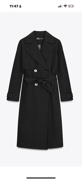xs Beden Zara trençkot