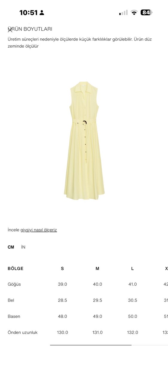 Sarı Kemerli Kolsuz Uzun Keten Elbise - Görsel 4