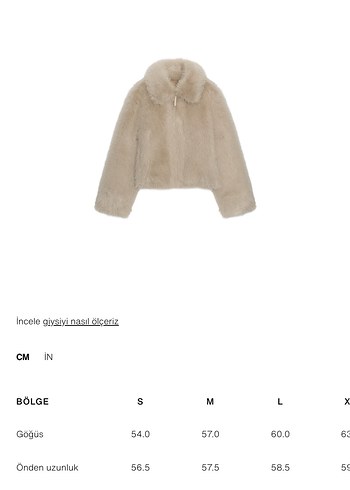Bej Midi Kadın Suni Kürk Ceket - Görsel 3