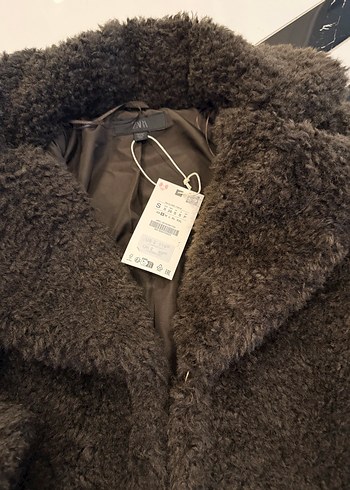 Kahverengi Kısa Kürk Detaylı Kadın Ceket - Görsel 5