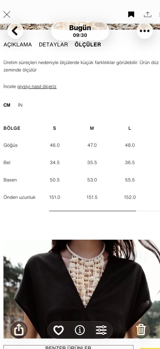 Siyah V Yakalı Kadın Bol Kesim Tulum - Görsel 4