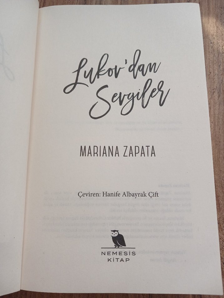 Mariana Zapata - Lukov'dan Sevgiler Romanı - Görsel 3