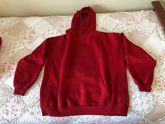 Pull and Bear Pull&bear; oversize kırmızı sweatshirt