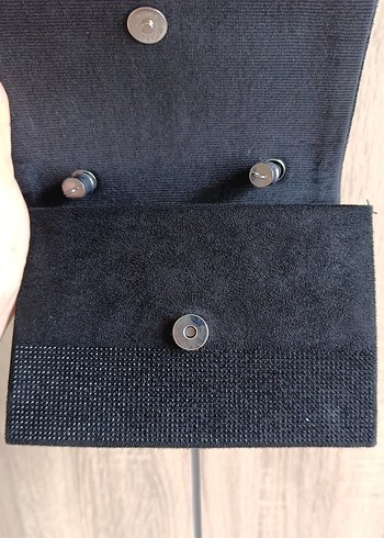 Beden Siyah Minimalist Kadın abiye Omuz Çantası