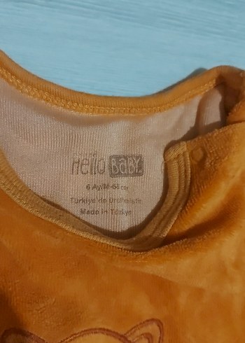 Bej Baskılı Bebek Erkek Body - Görsel 2