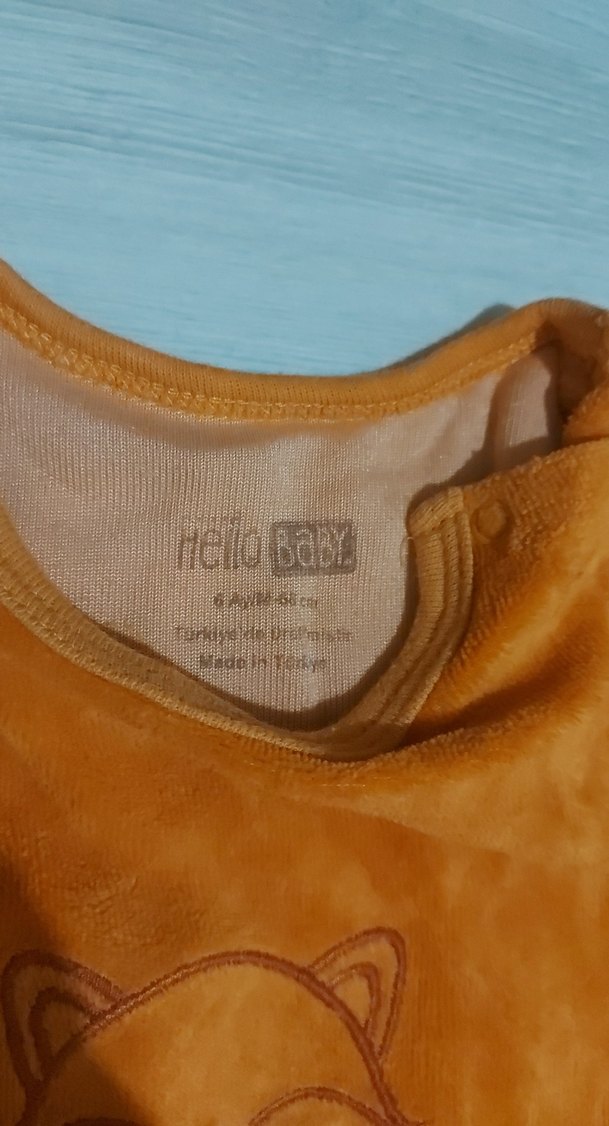 Bej Baskılı Bebek Erkek Body - Görsel 2