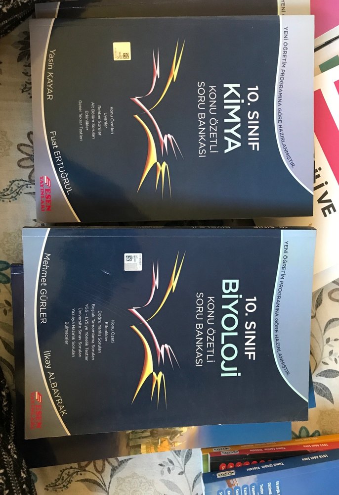 10. Sınıf Kimya ve Biyoloji Soru Bankası - Görsel 2