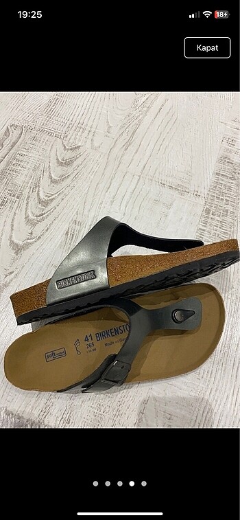 41 Beden siyah Renk Birkenstock kadın terlik