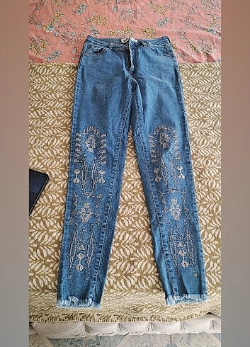 Pantolon desenli pantolon