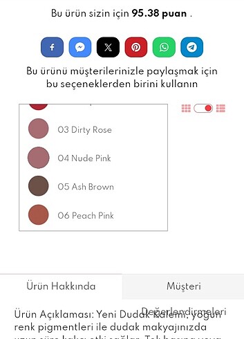 Farmasi Dudak Kalemi 01 Cool Mauve