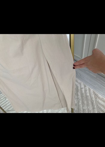 Zara Bej Drapeli Uzun Elbise