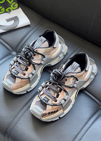 Dolce & Gabbana Dolce & Gabbana Bej Gri Kadın Spor Ayakkabı