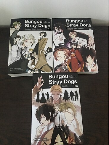 Bungou stray dogs 1-3 ciltler set