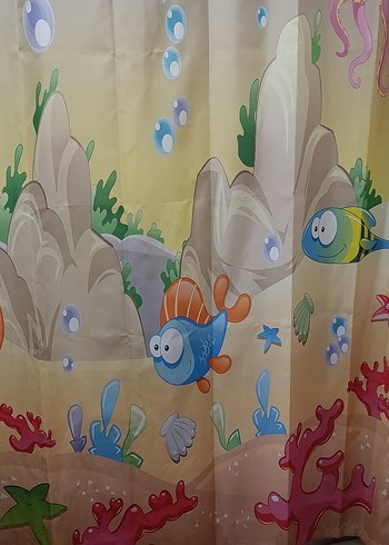 Renkli Pop Kültür Baskılı Duş Perdesi - Görsel 2